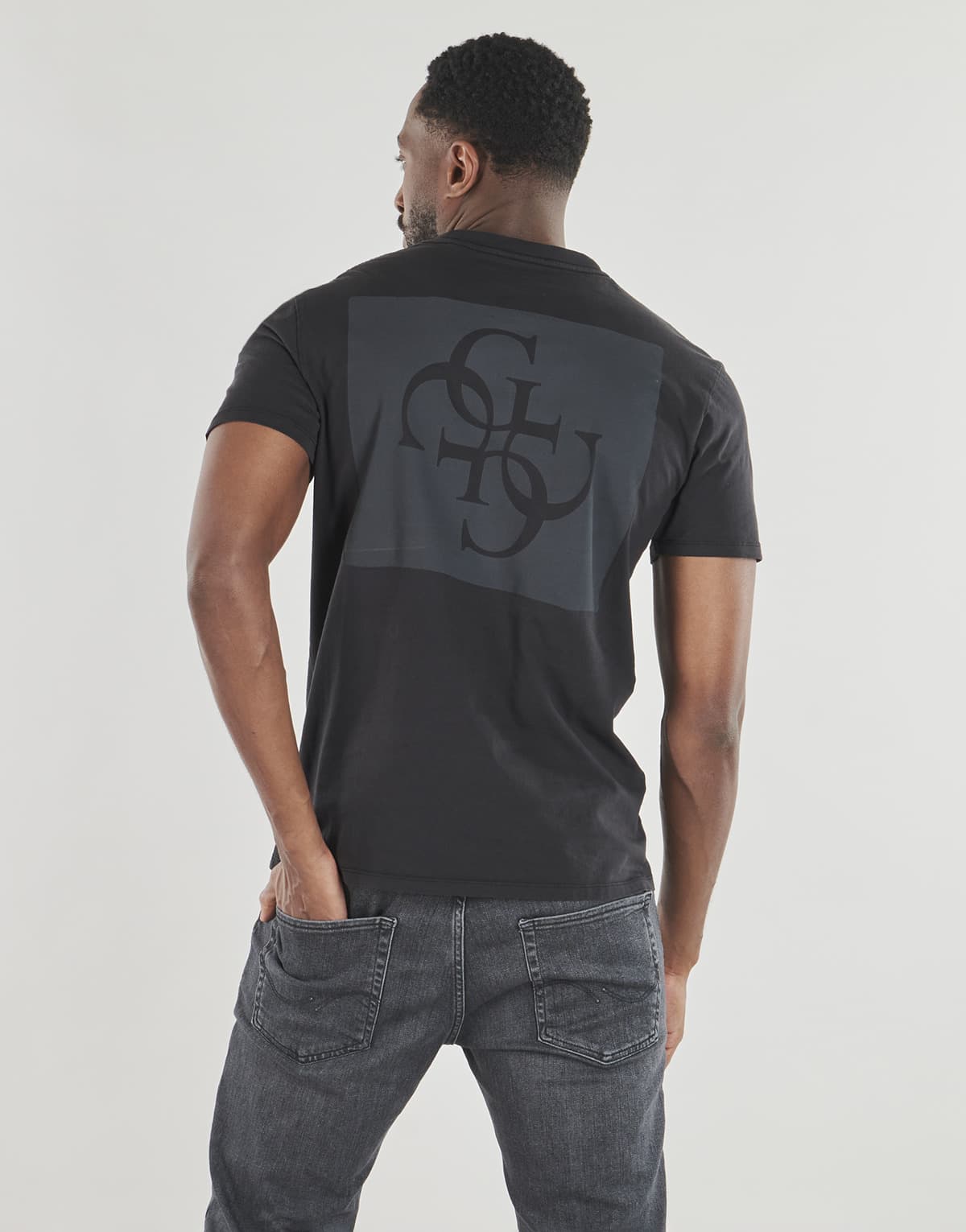 Men's T-Shirts Guess Black