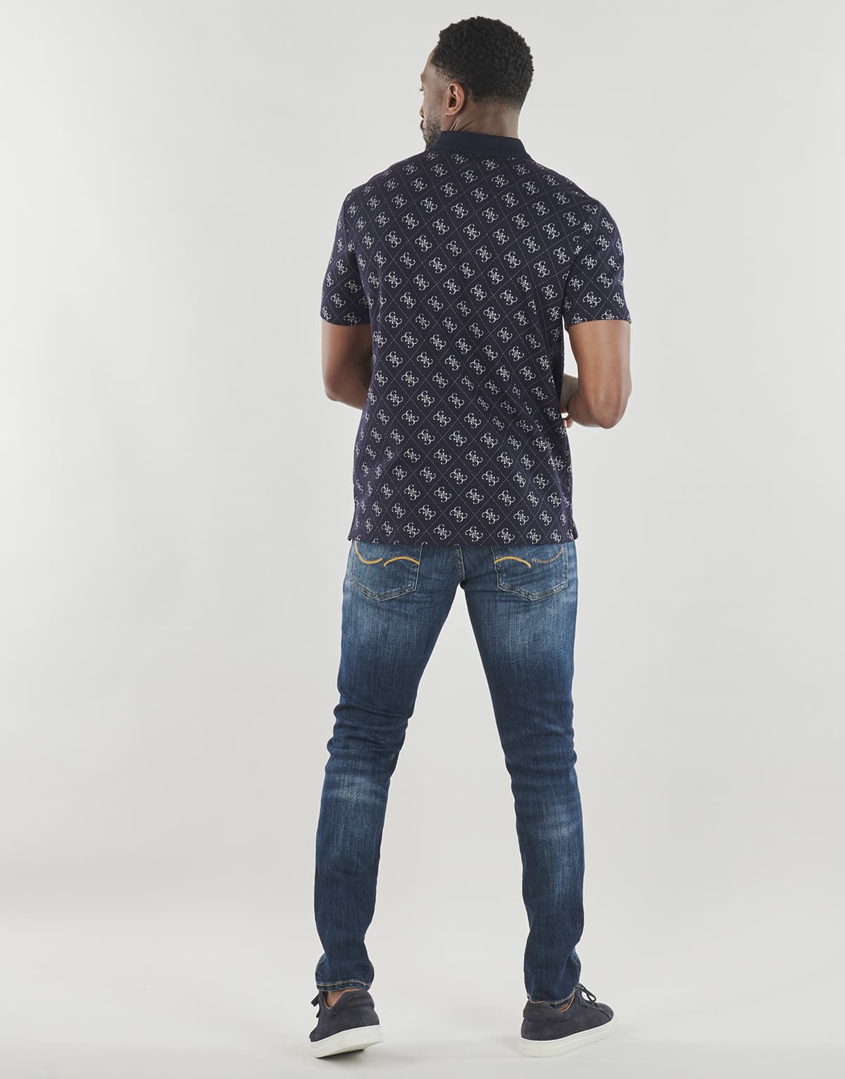 Men's Polo Shirts Guess Blue