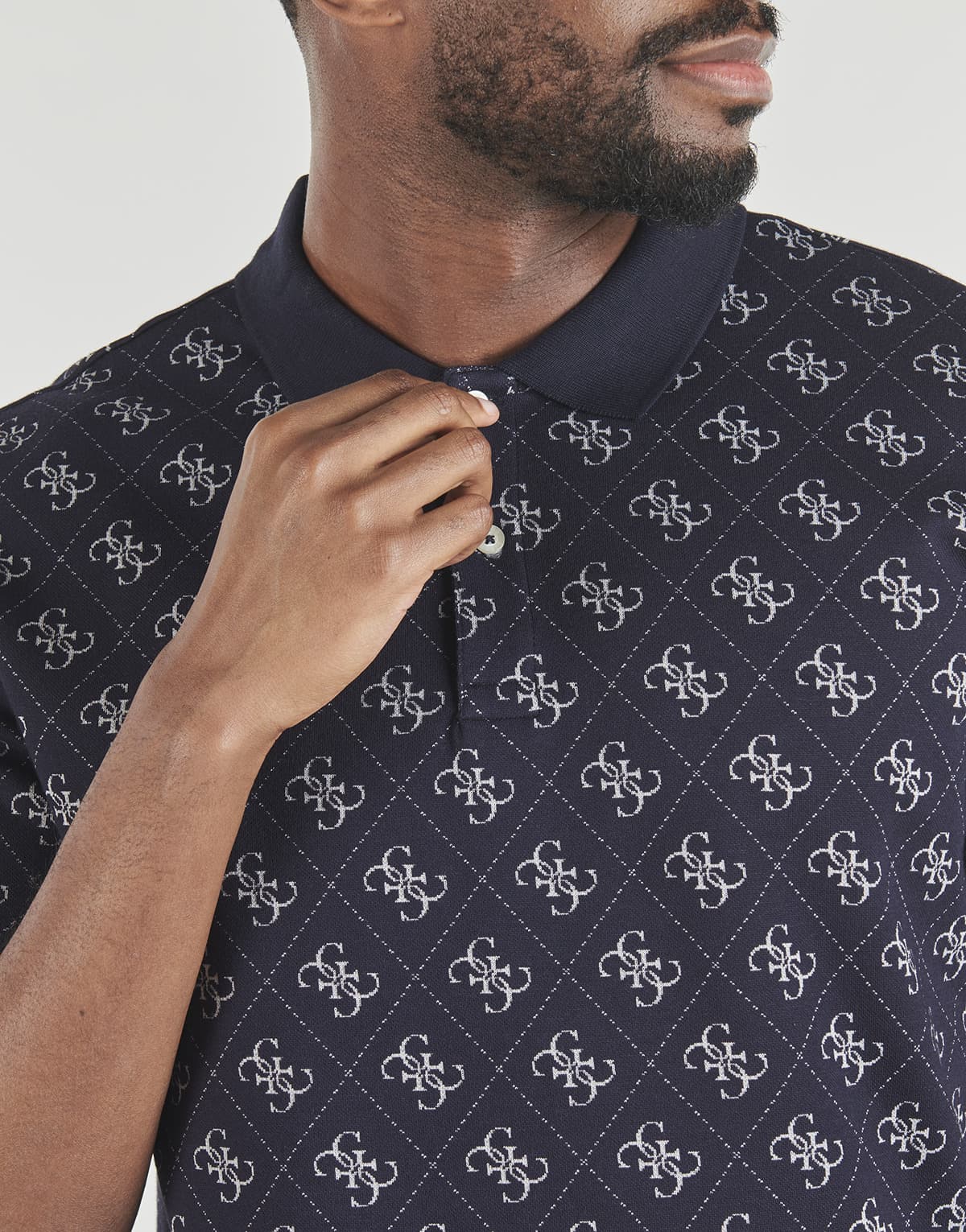 Men's Polo Shirts Guess Blue