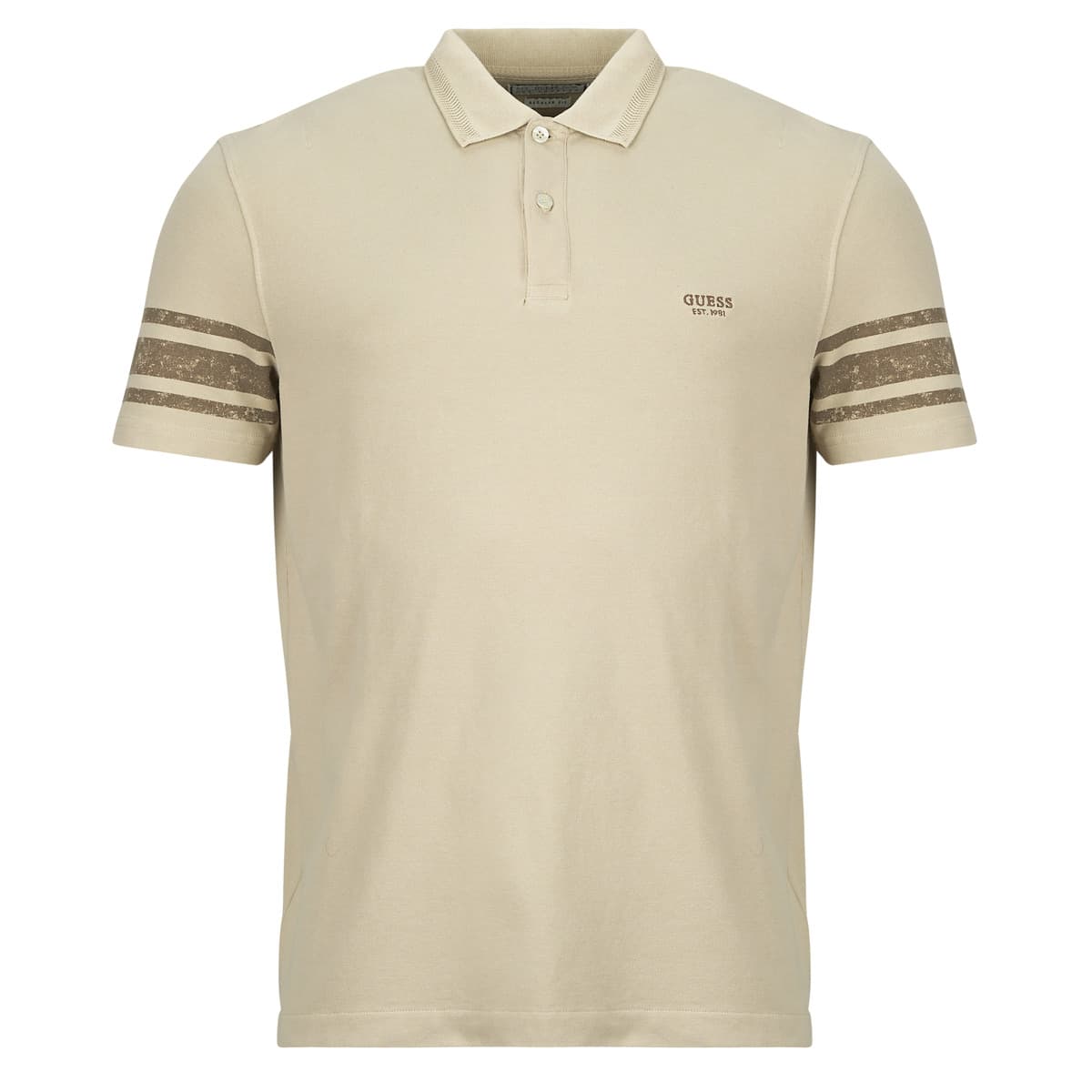 Men's Polo Shirts Guess Beige