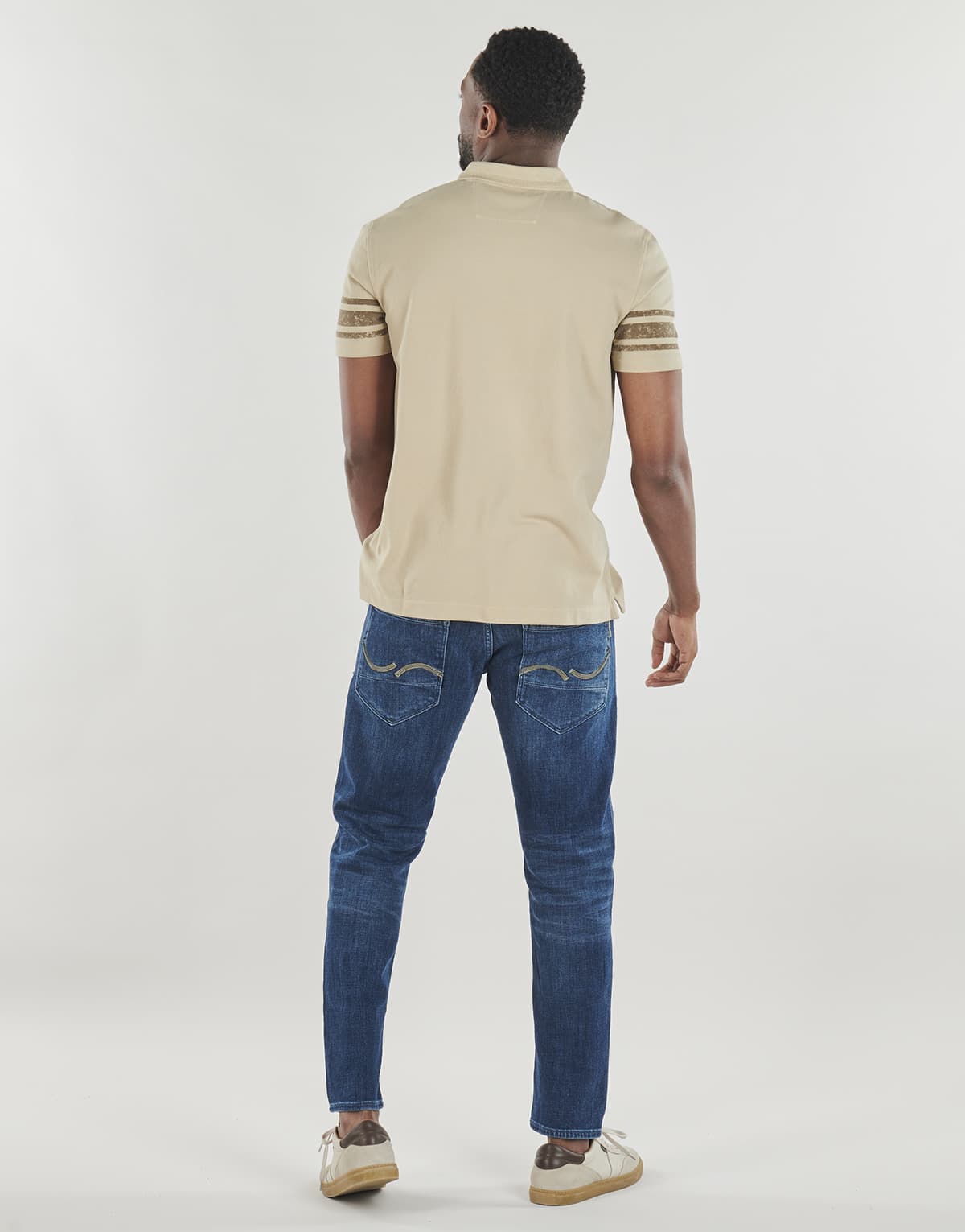 Men's Polo Shirts Guess Beige