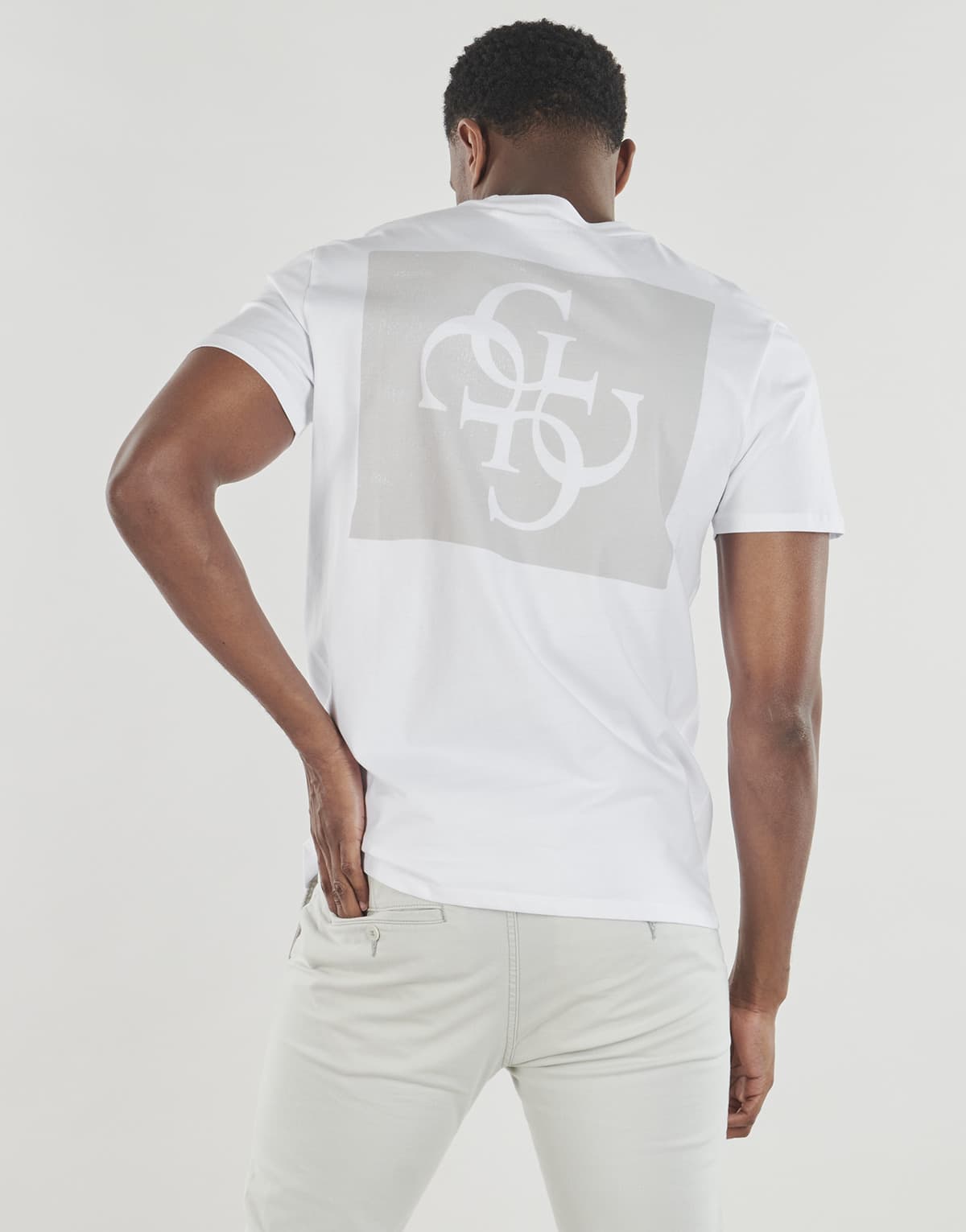 Men's T-Shirts Guess White