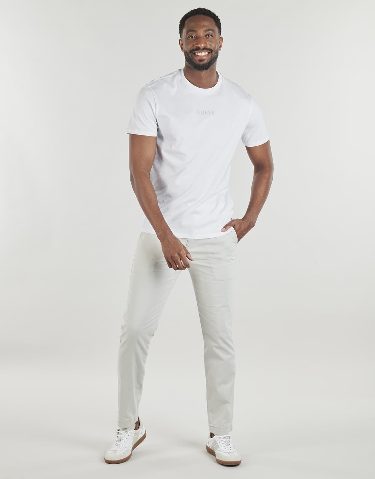 Men's T-Shirts Guess White