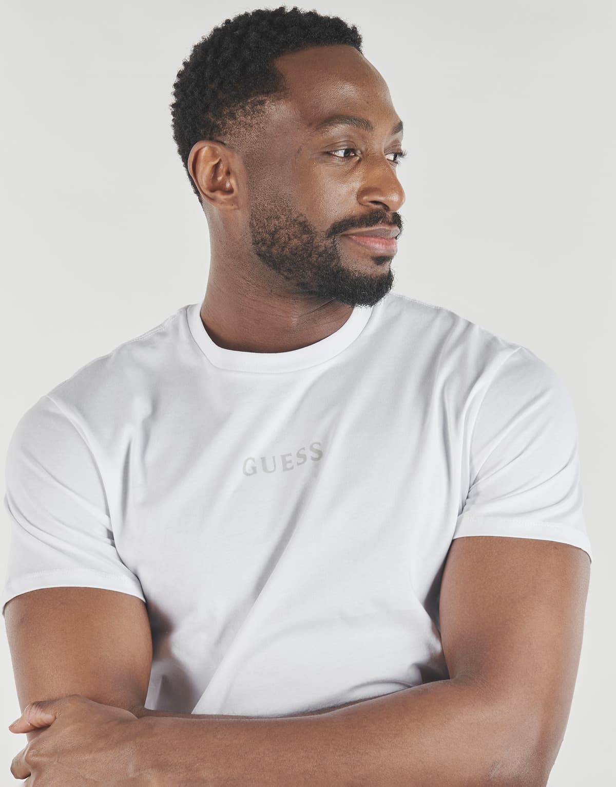 Men's T-Shirts Guess White