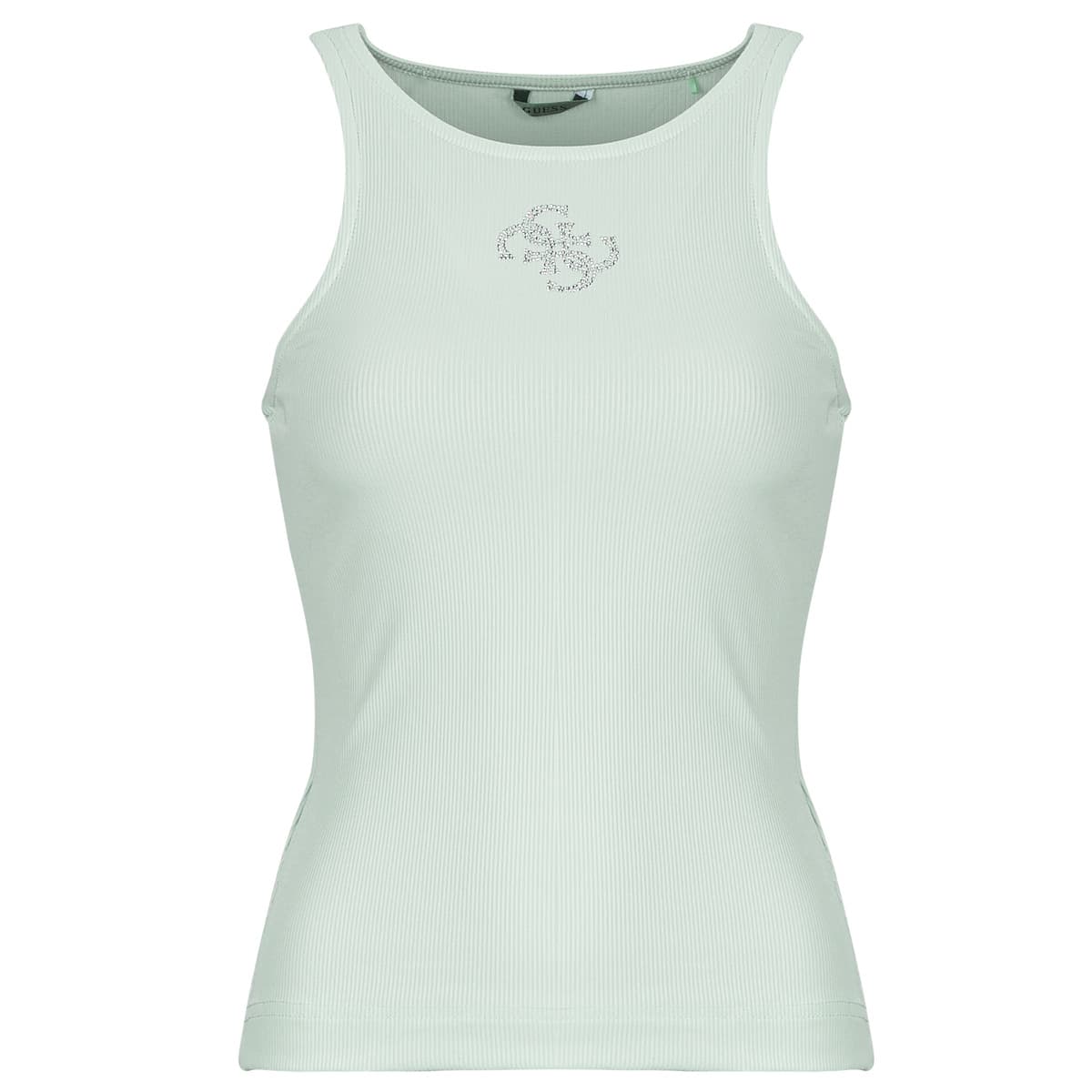 Women's Sleeveless Tops Guess Green
