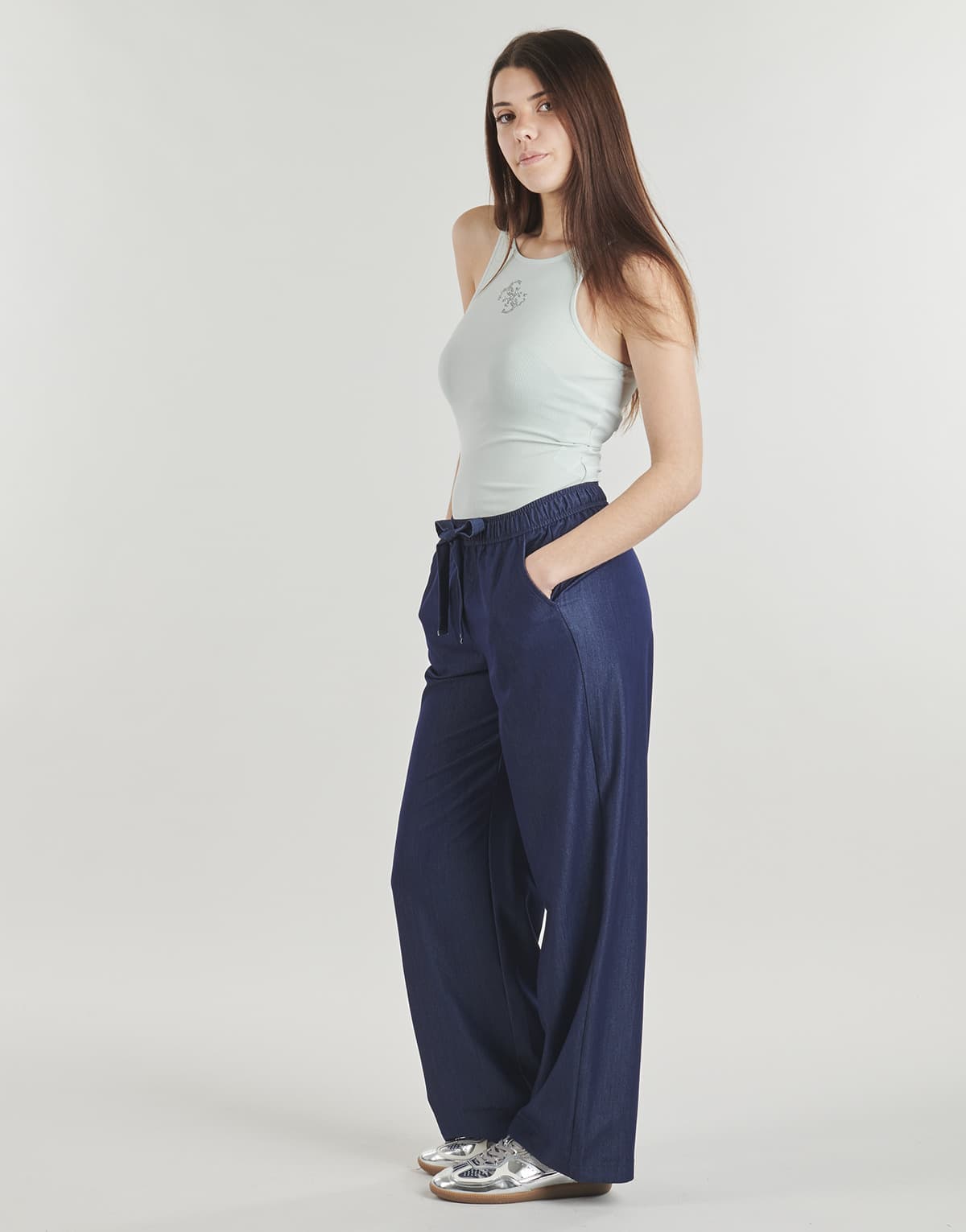 Women's Sleeveless Tops Guess Green