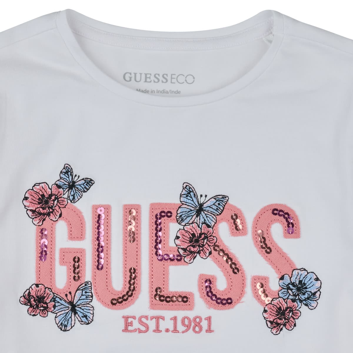 Girls' T-Shirts Guess White