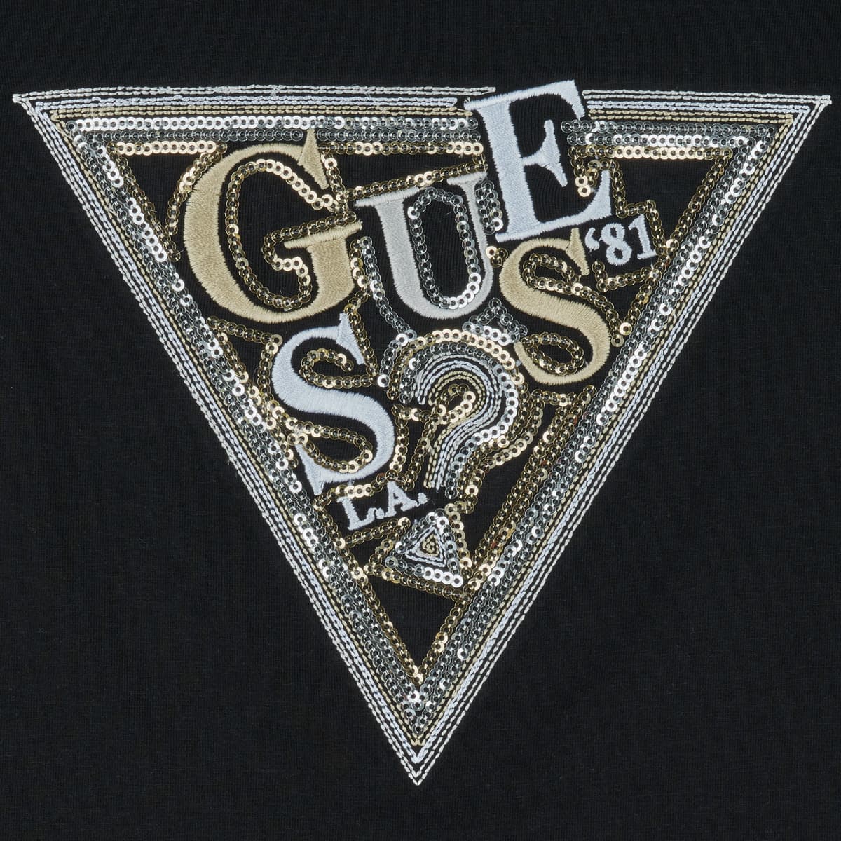 Girls' T-Shirts Guess Black