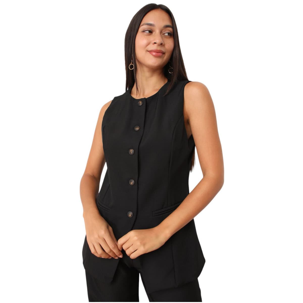 Women's Vests La Modeuse Black