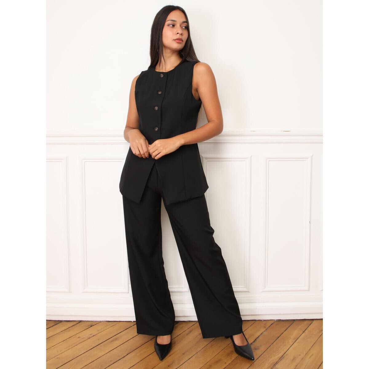 Women's Vests La Modeuse Black