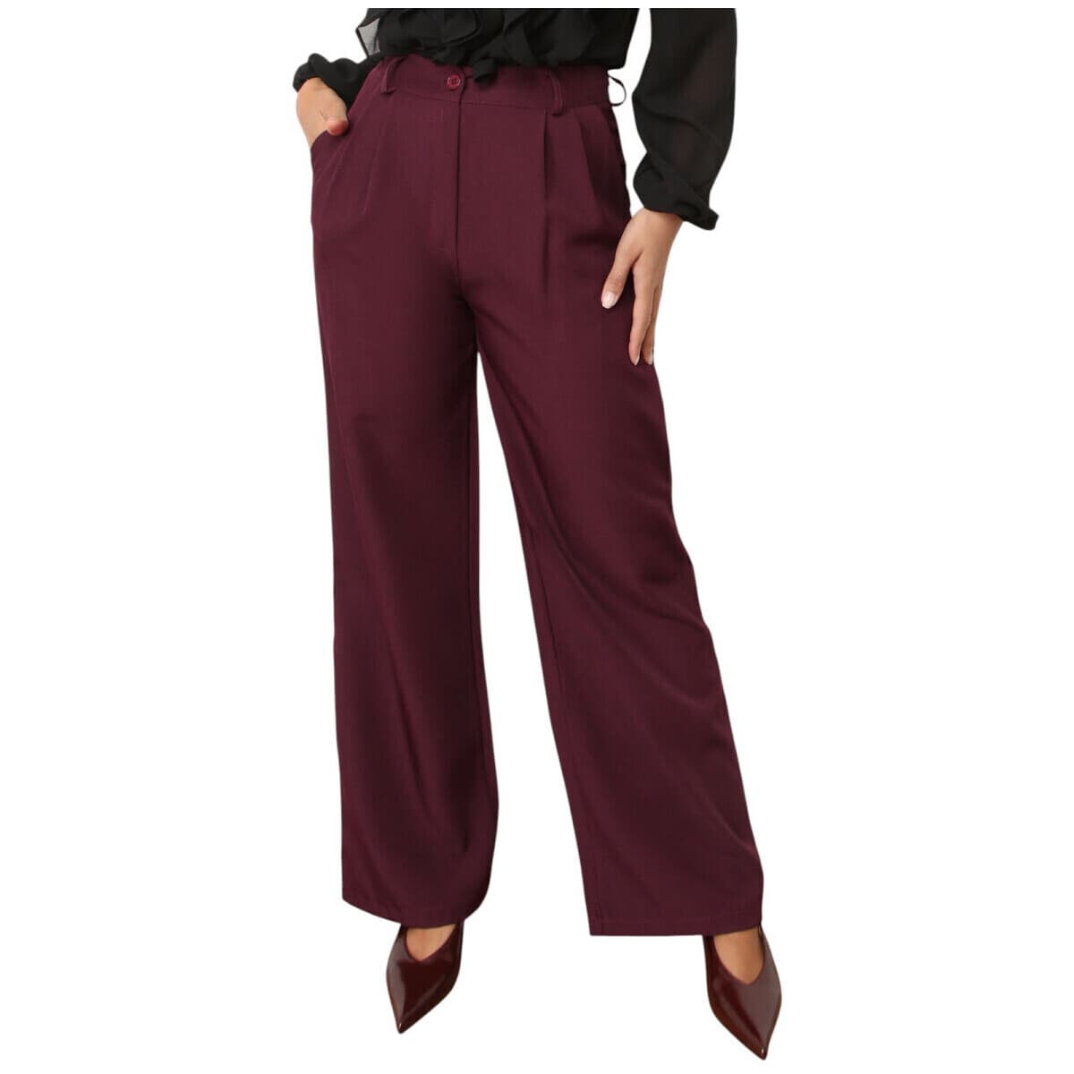 Women's Pants La Modeuse Bordeaux
