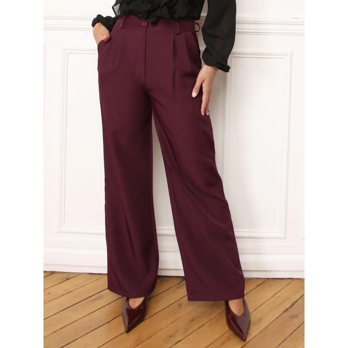 Women's Pants La Modeuse Bordeaux