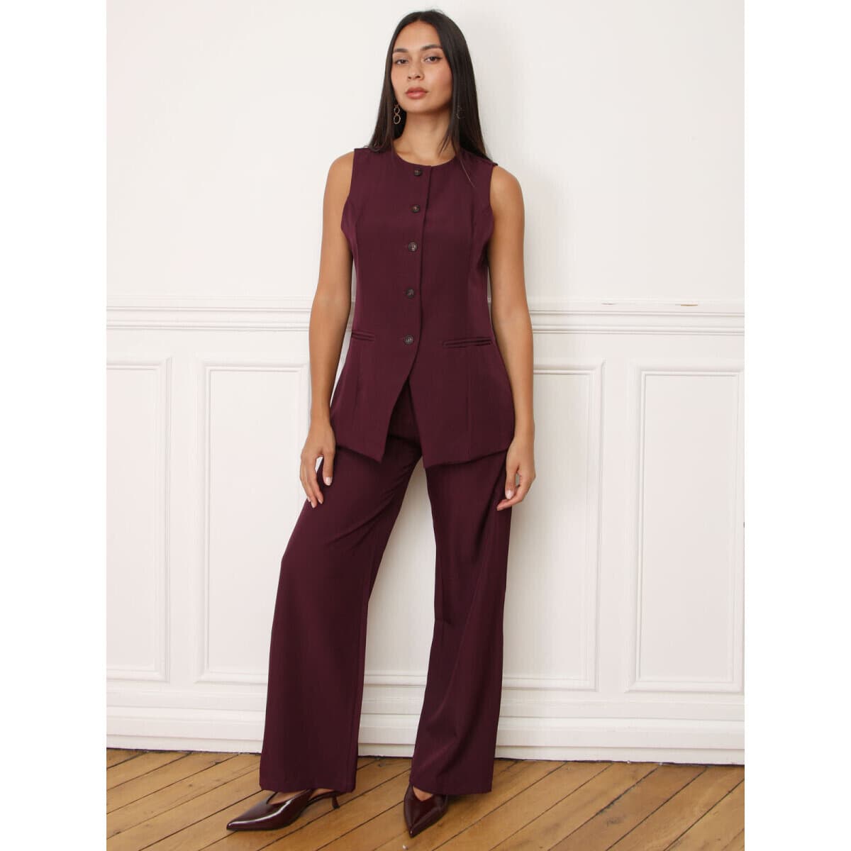 Women's Pants La Modeuse Bordeaux