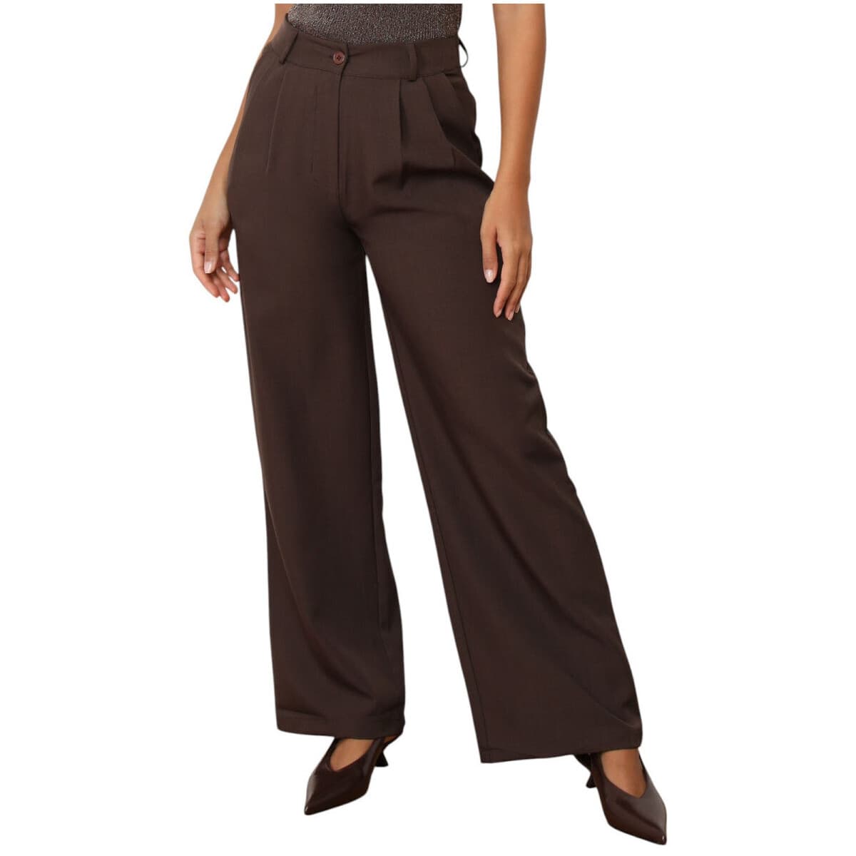 Women's Pants La Modeuse Brown