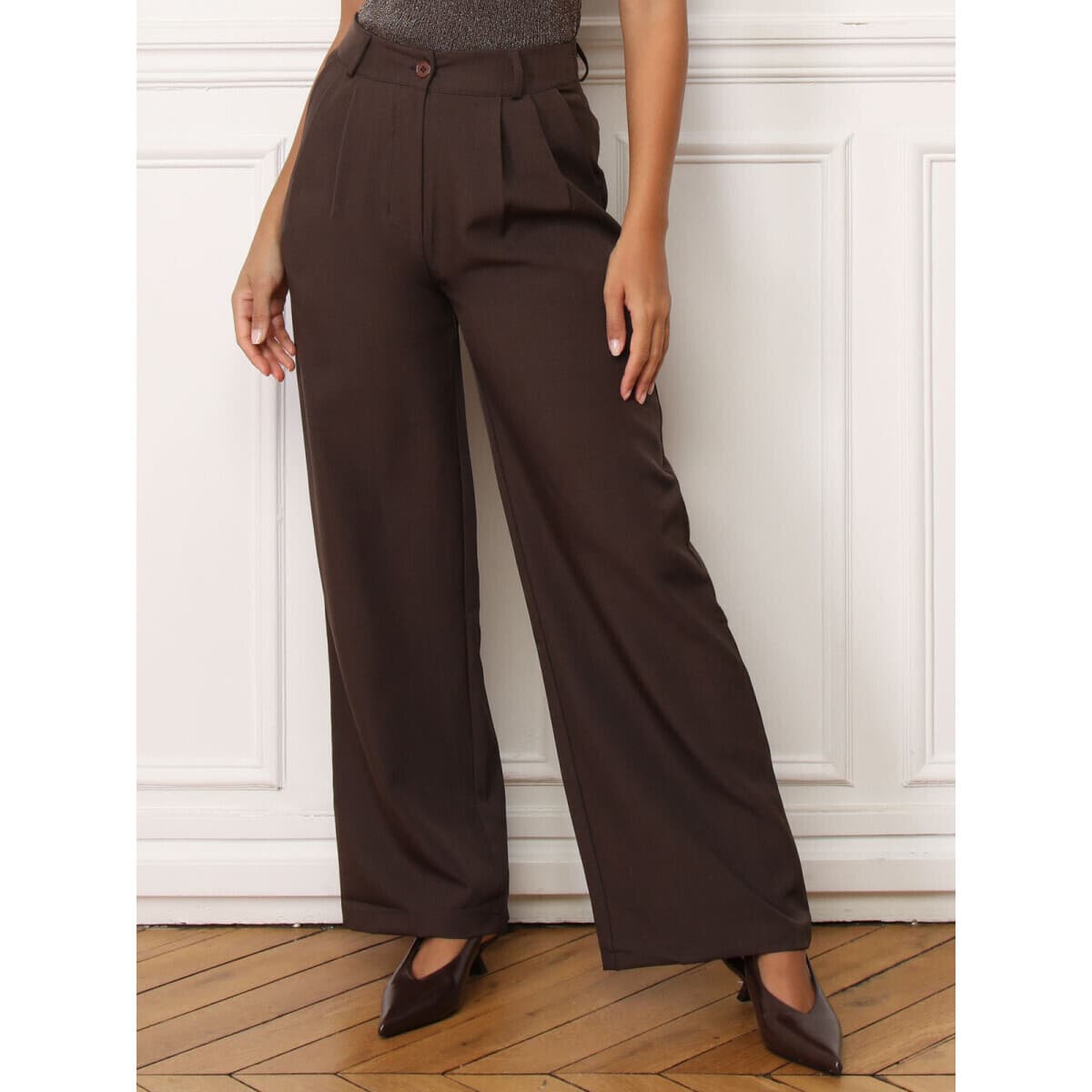 Women's Pants La Modeuse Brown