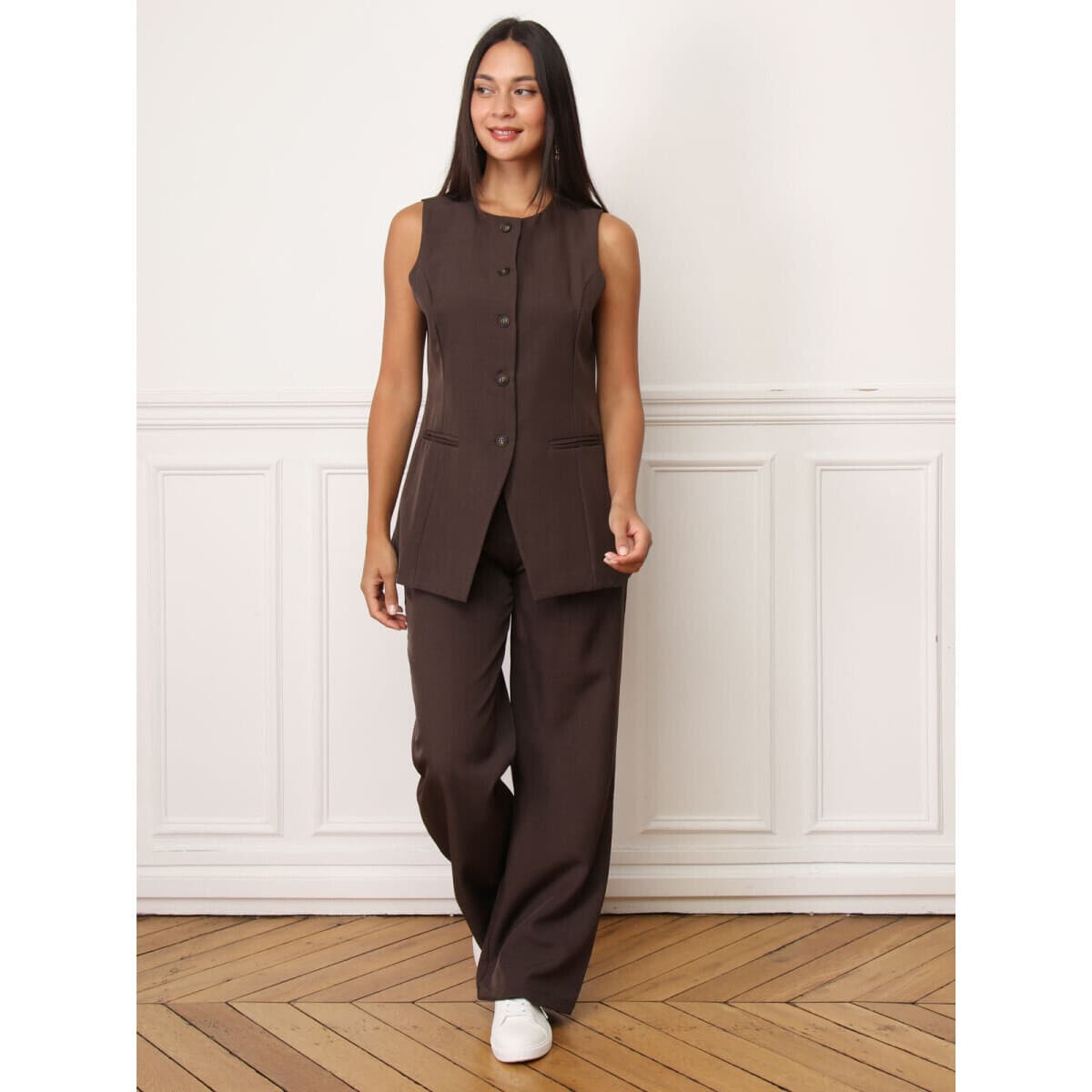 Women's Pants La Modeuse Brown
