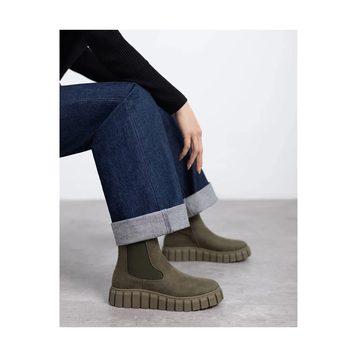 Women's Ankle Boots Refresh Green