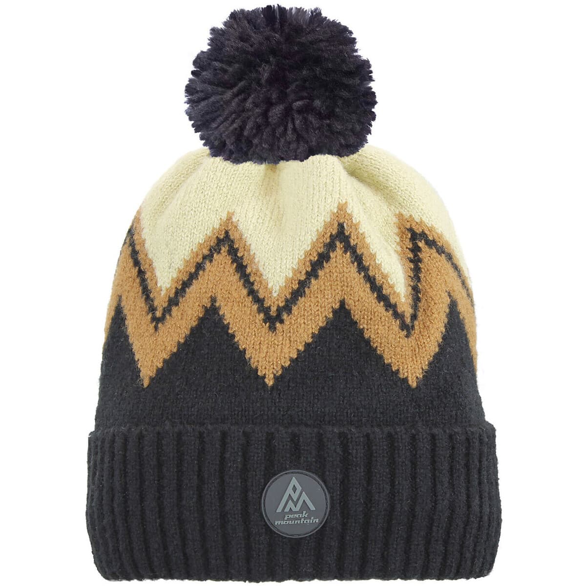 Men's Beanies Peak Mountain Brown