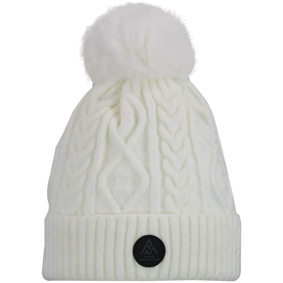 Men's Beanies Peak Mountain Beige