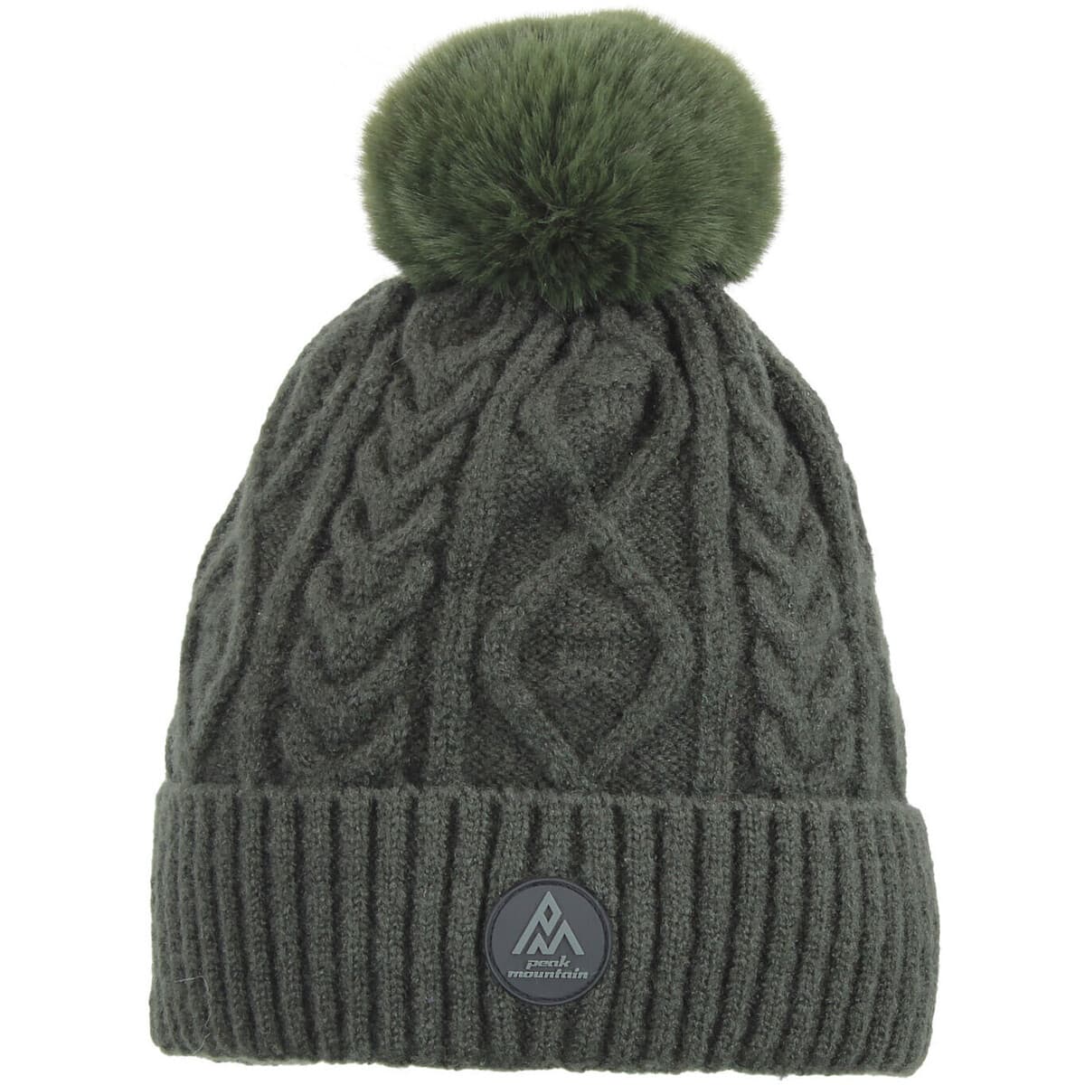 Men's Beanies Peak Mountain Beige