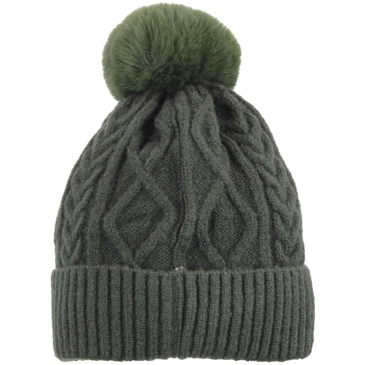 Women's Beanies Peak Mountain Khaki
