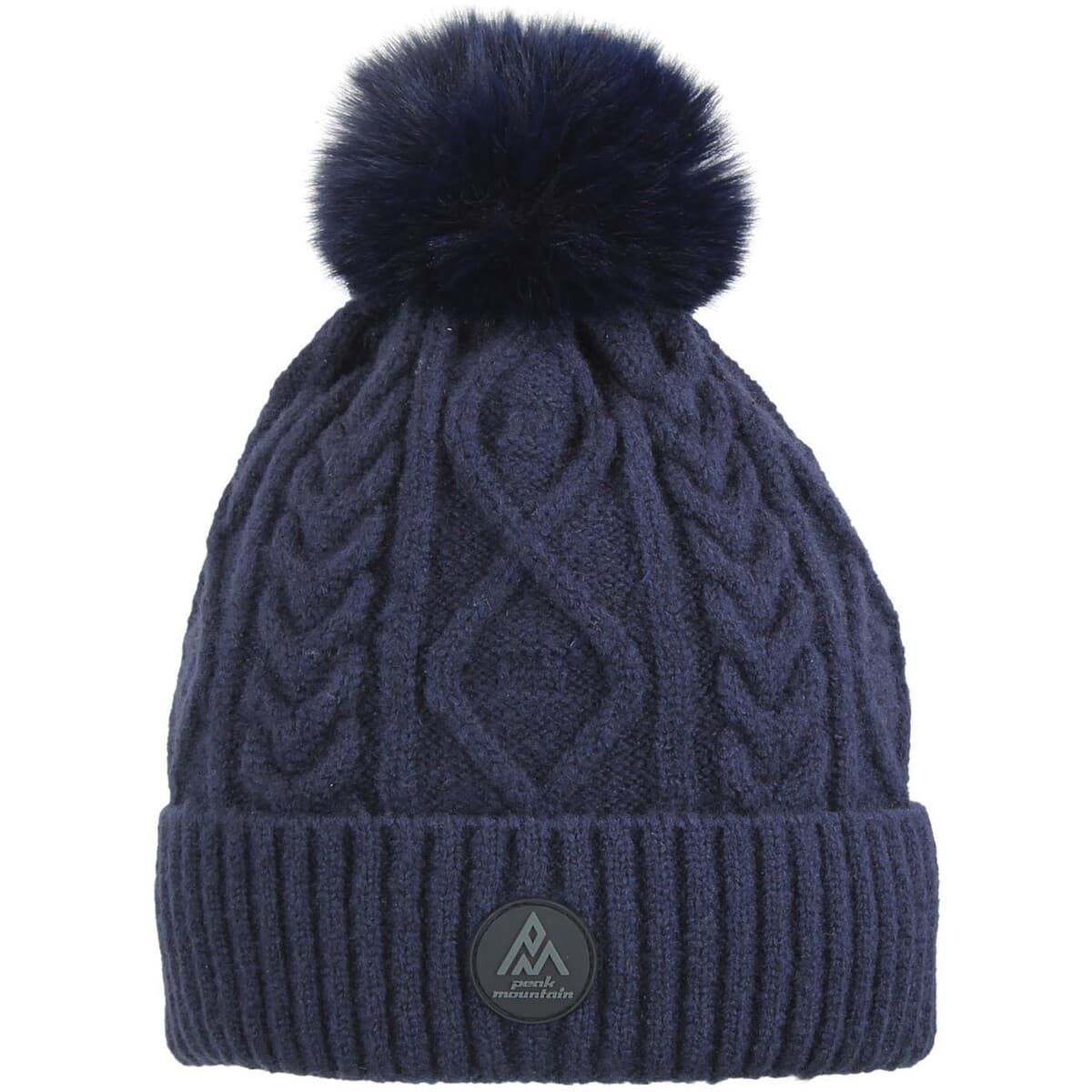 Women's Beanies Peak Mountain Black