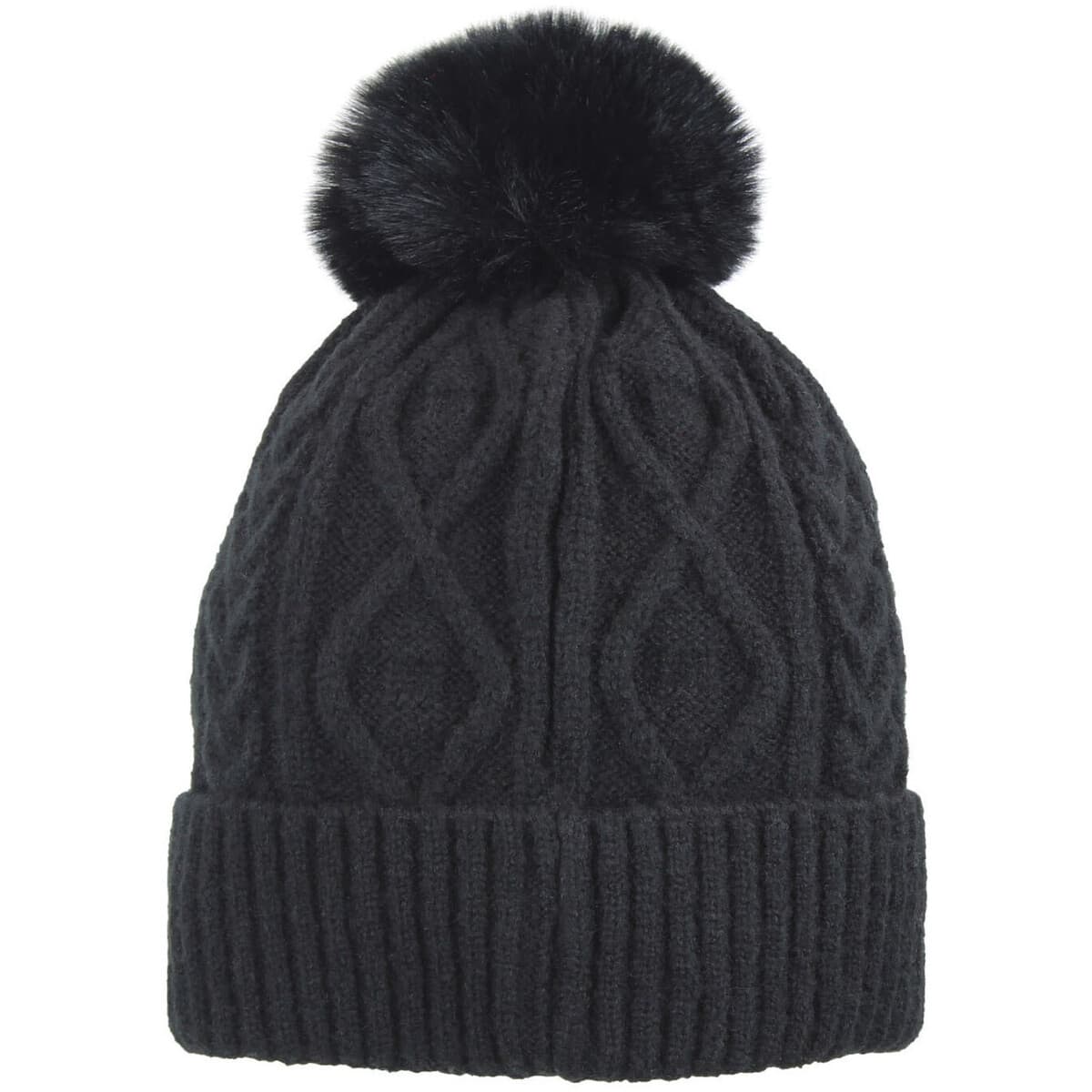 Women's Beanies Peak Mountain Black
