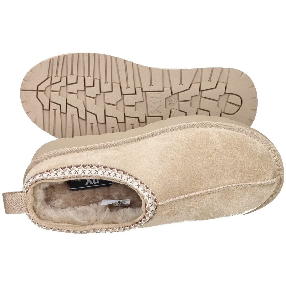 Women's House Slippers Xti Beige