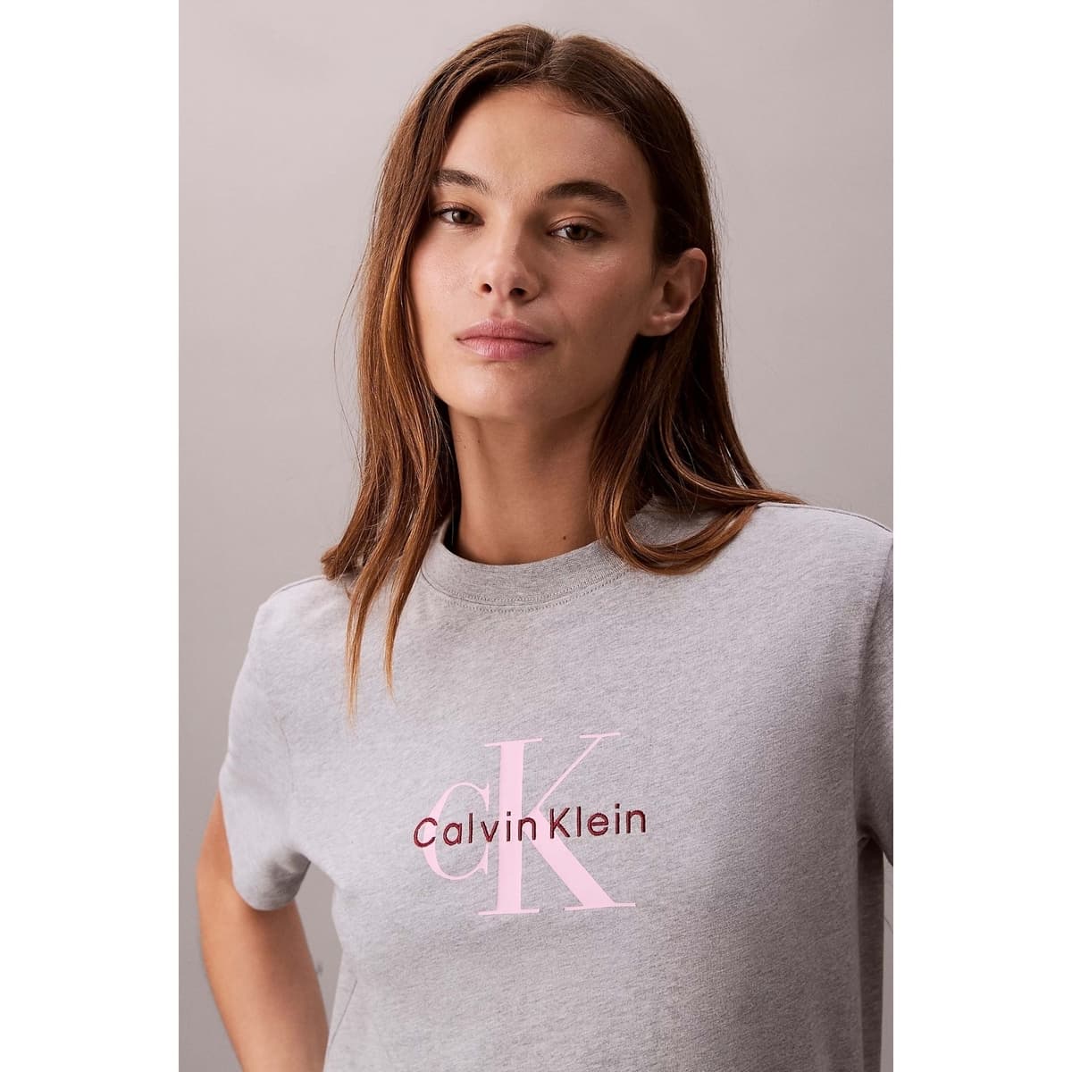 Women's T-Shirts Calvin Klein Gray
