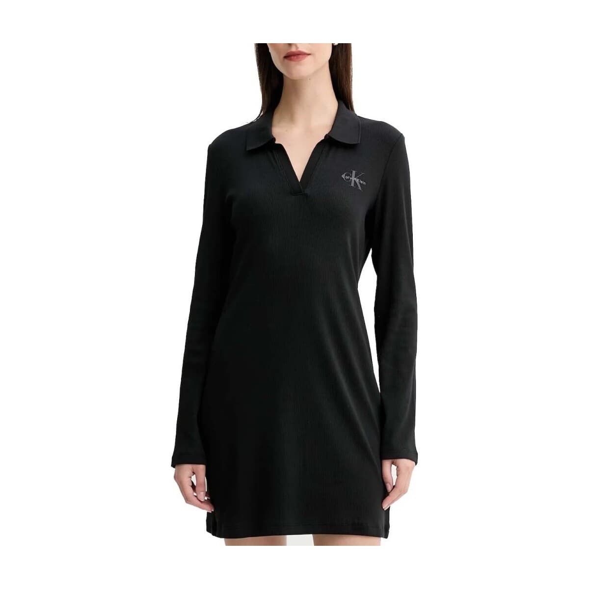 Women's Polo Shirts Calvin Klein Black