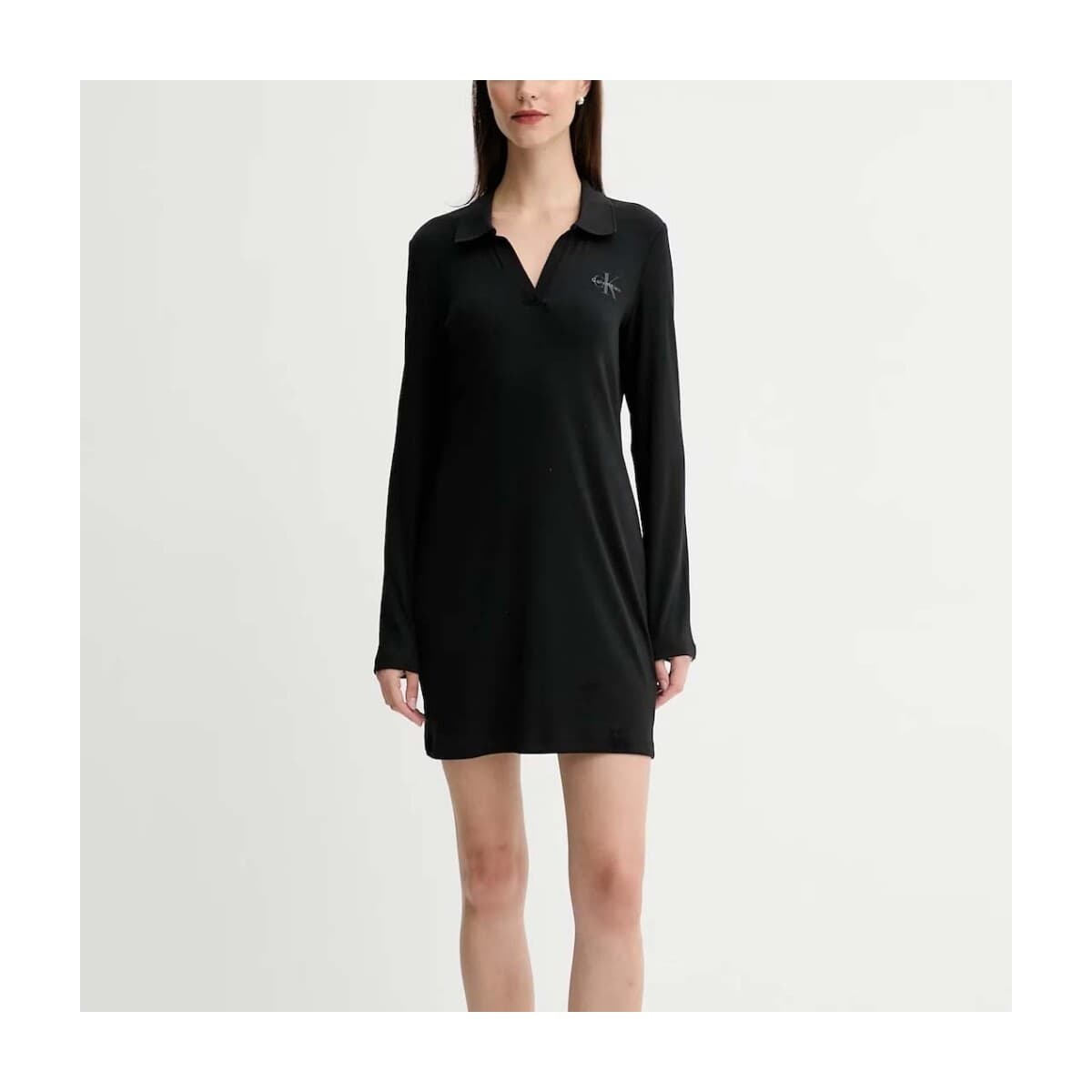 Women's Polo Shirts Calvin Klein Black