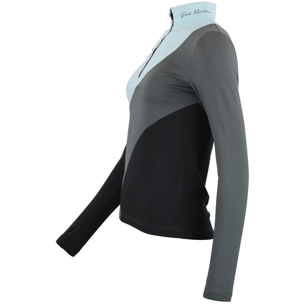Women's Sweatshirts Peak Mountain Gray