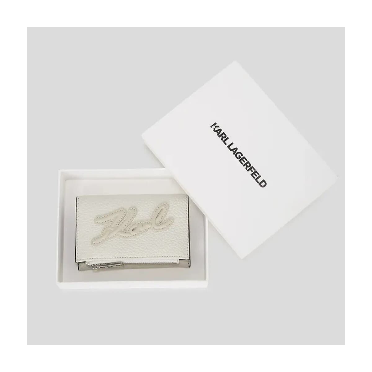 Women's Wallets Karl Lagerfeld White