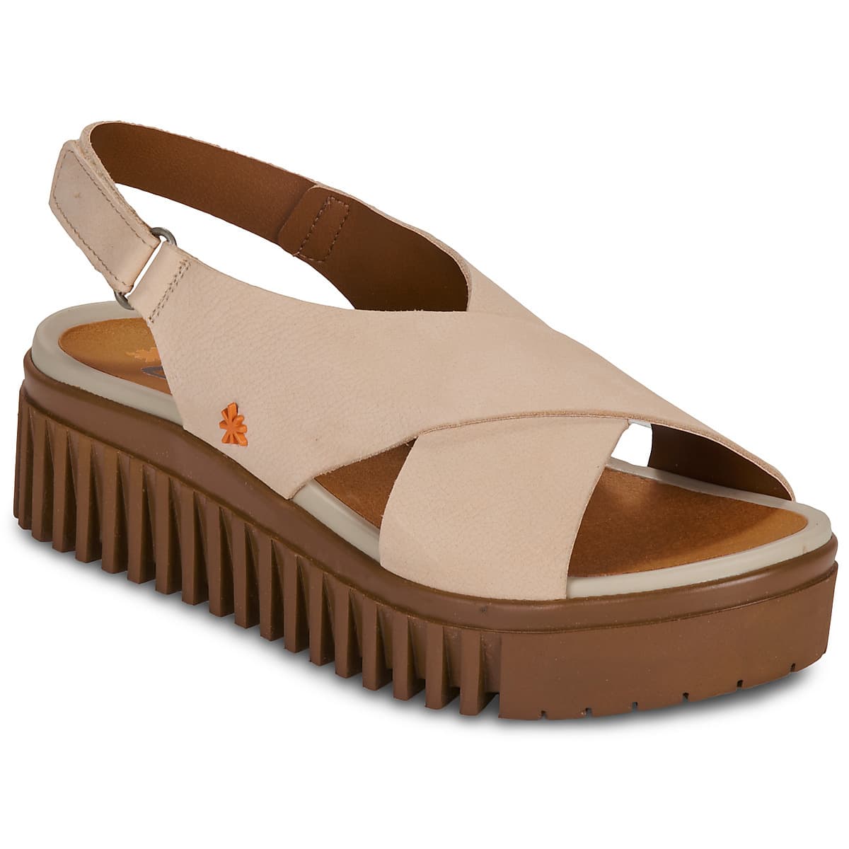 Women's Platforms Art Beige