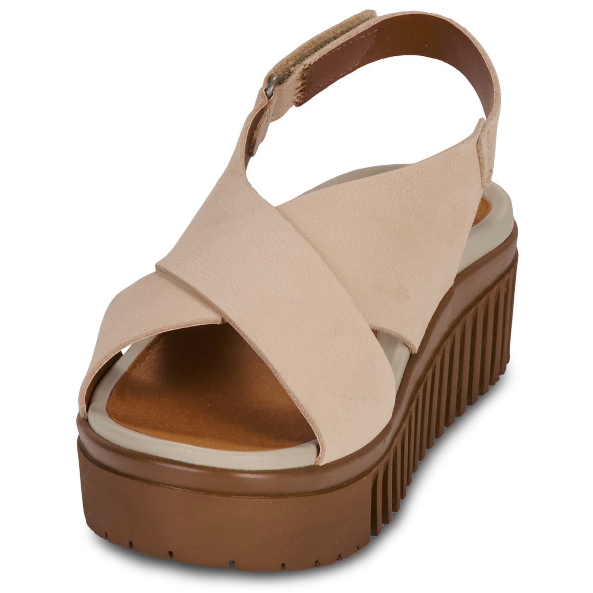 Women's Platforms Art Beige