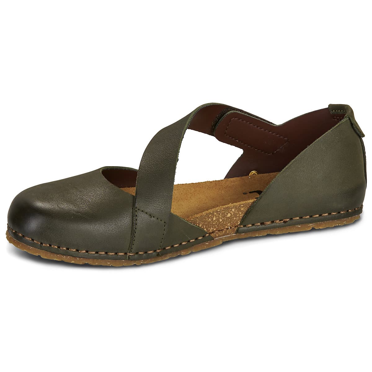 Women's Ballet Flats Art Khaki