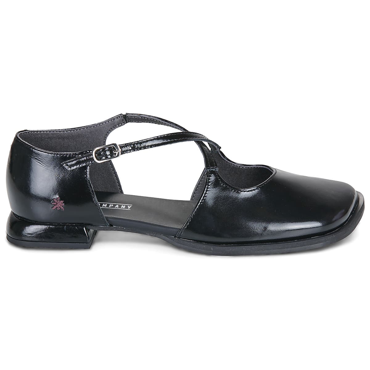 Women's Ballet Flats Art Black