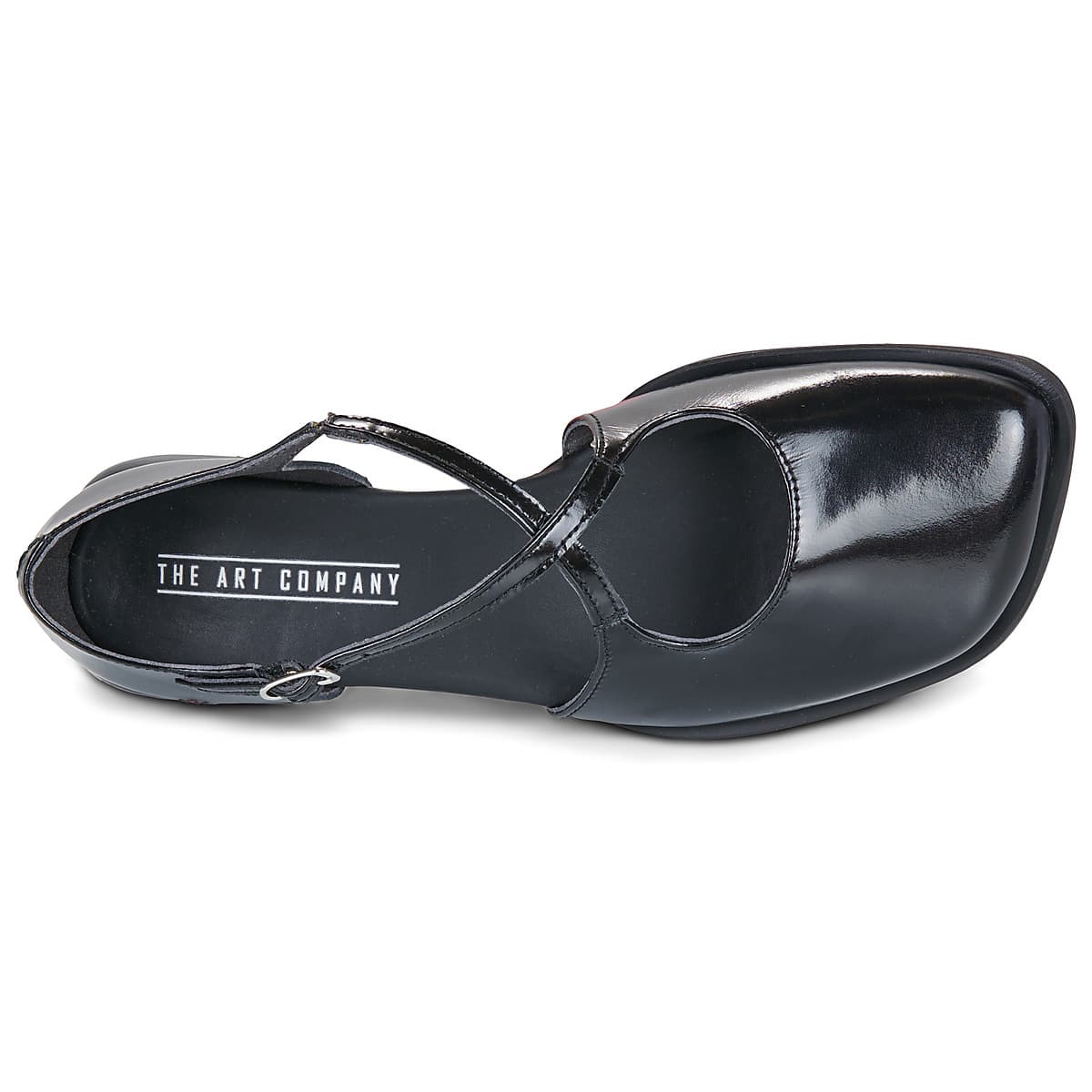 Women's Ballet Flats Art Black