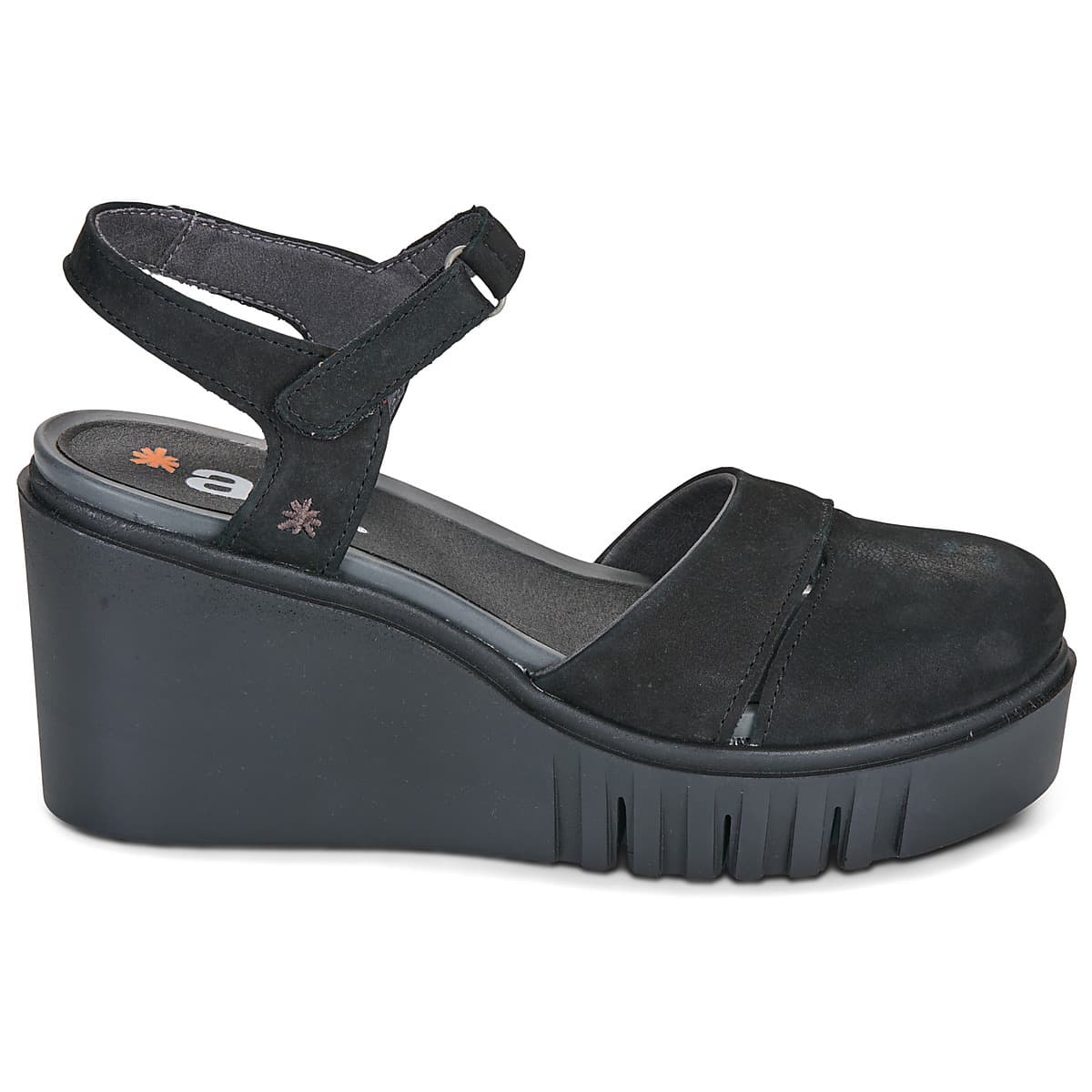 Women's Platforms Art Black