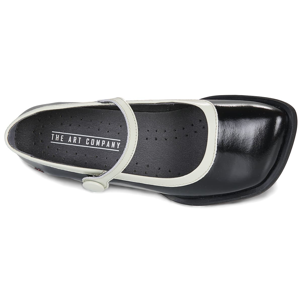 Women's Ballet Flats Art Black