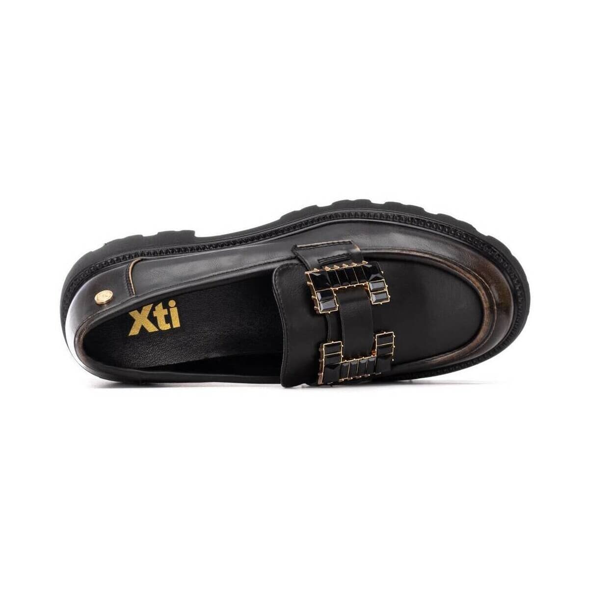 Women's Loafers Xti Gold