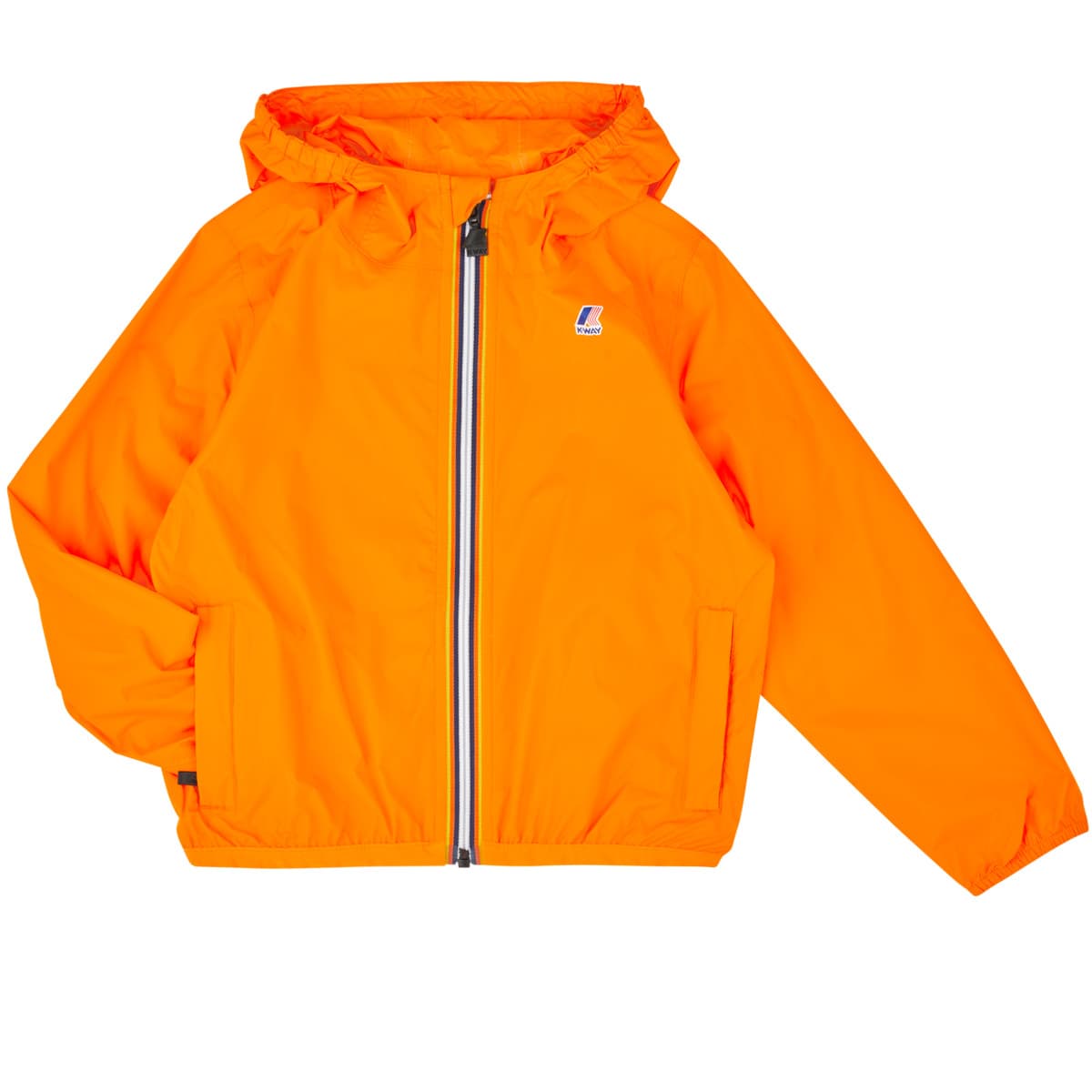 Girls' Windbreakers K-Way Orange