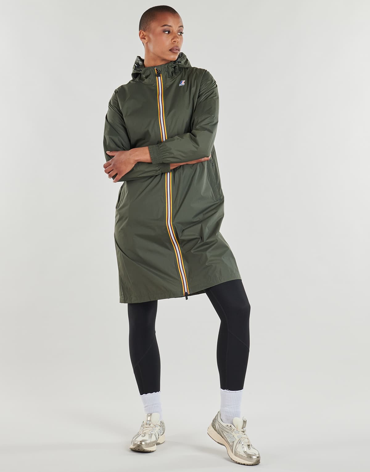 Women's Windbreakers K-Way Khaki