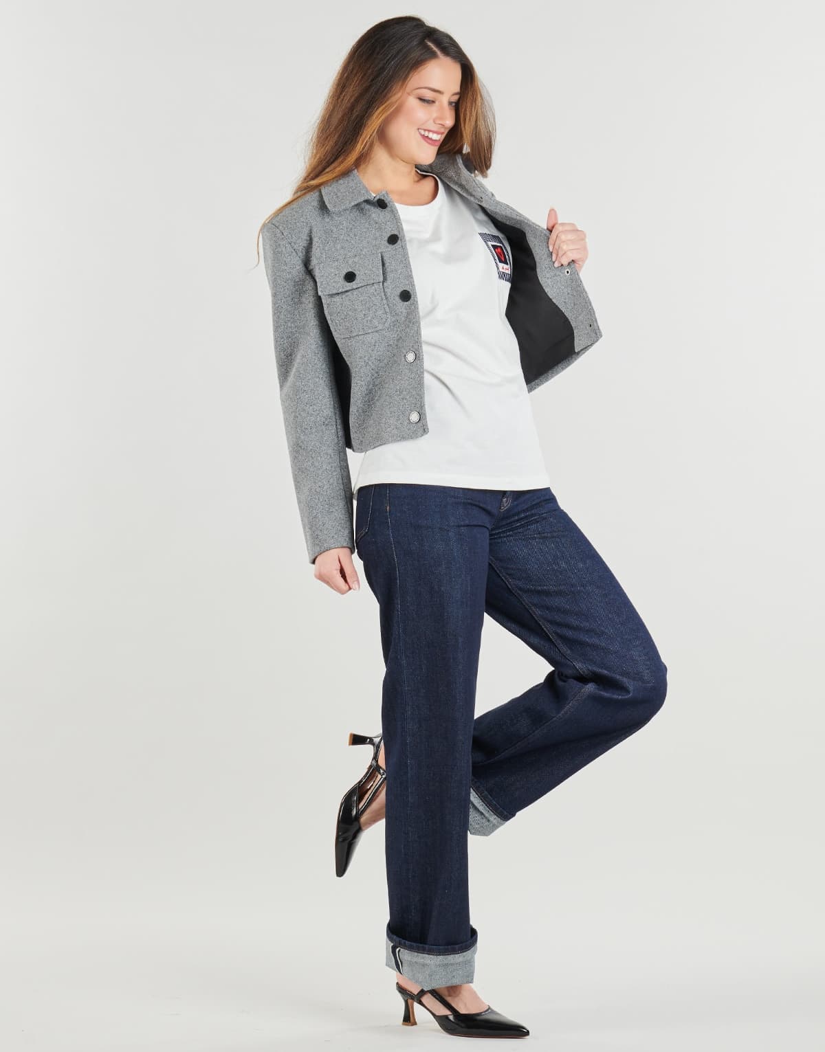 Women's Blazers Morgan Gray