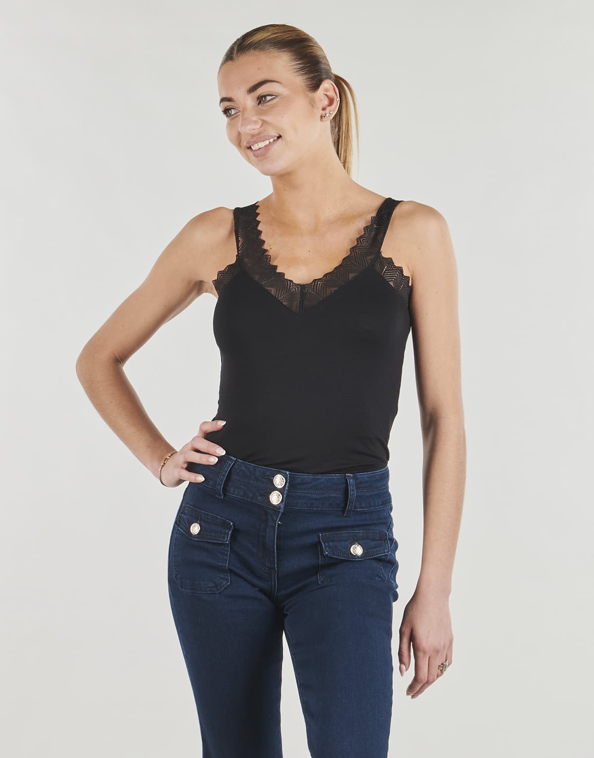 Women's Sleeveless Tops Morgan Black