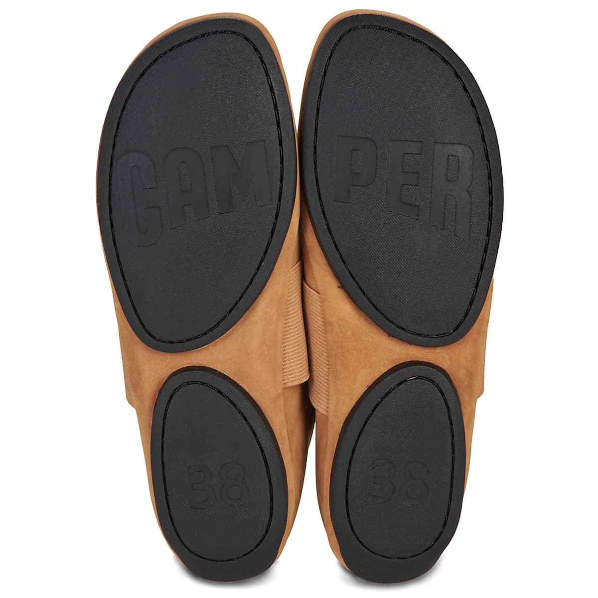 Women's Ballet Flats Camper Brown