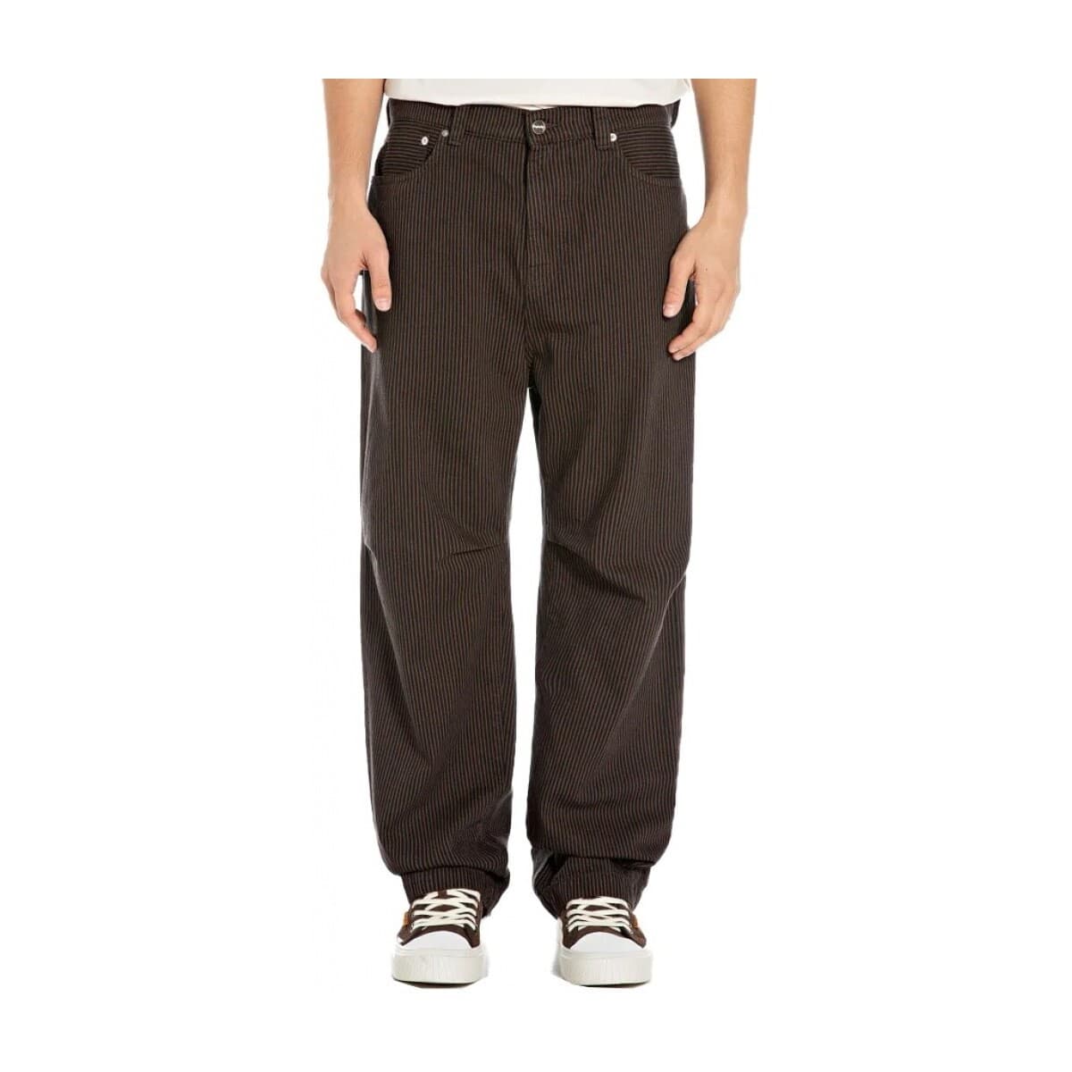 Women's Pants Replay Brown