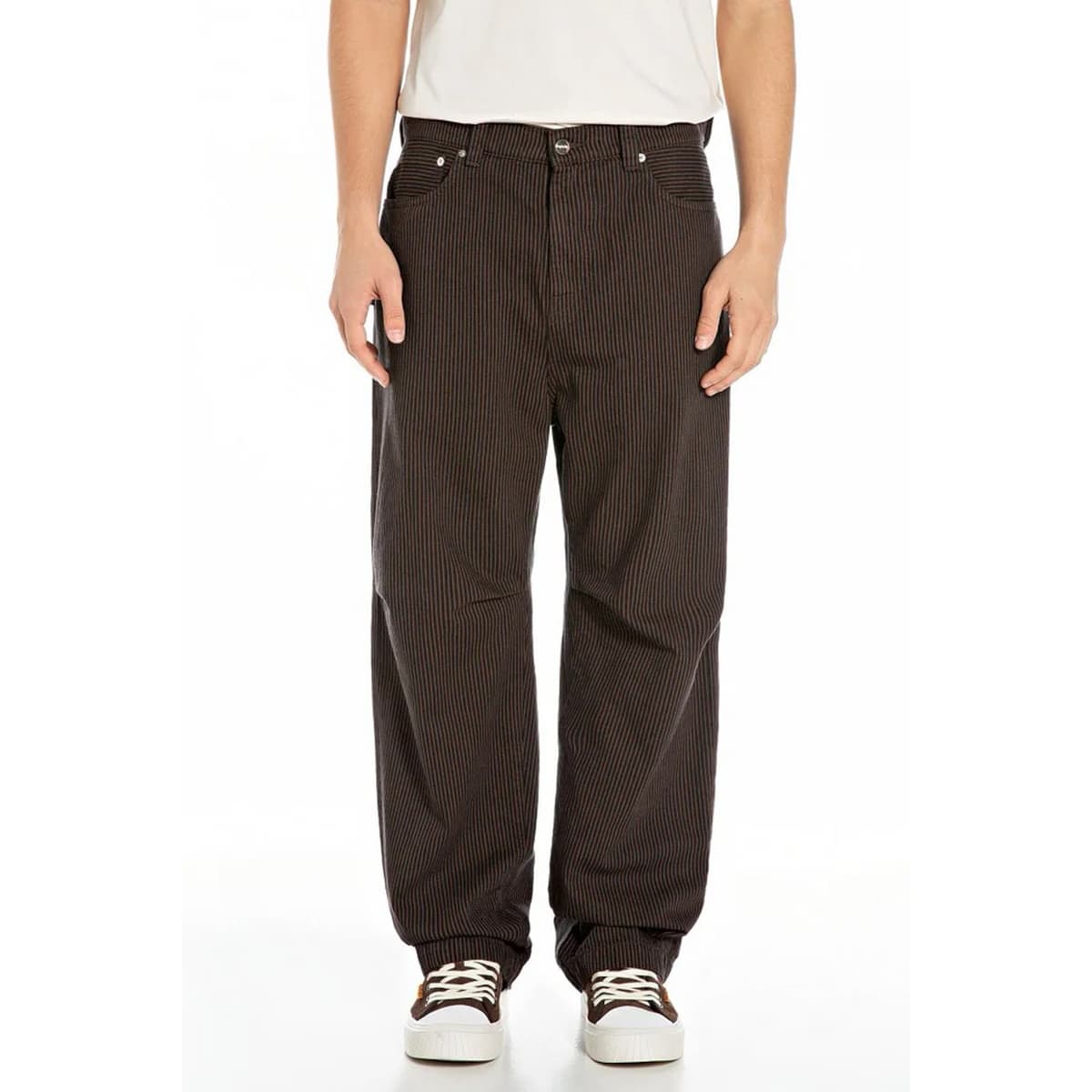 Women's Pants Replay Brown