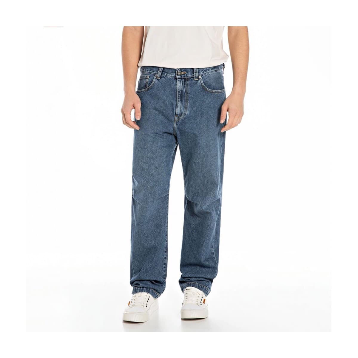 Tζιν σε ίσια γραμή Replay Pantalones Mujer Modèle Straight Jeans