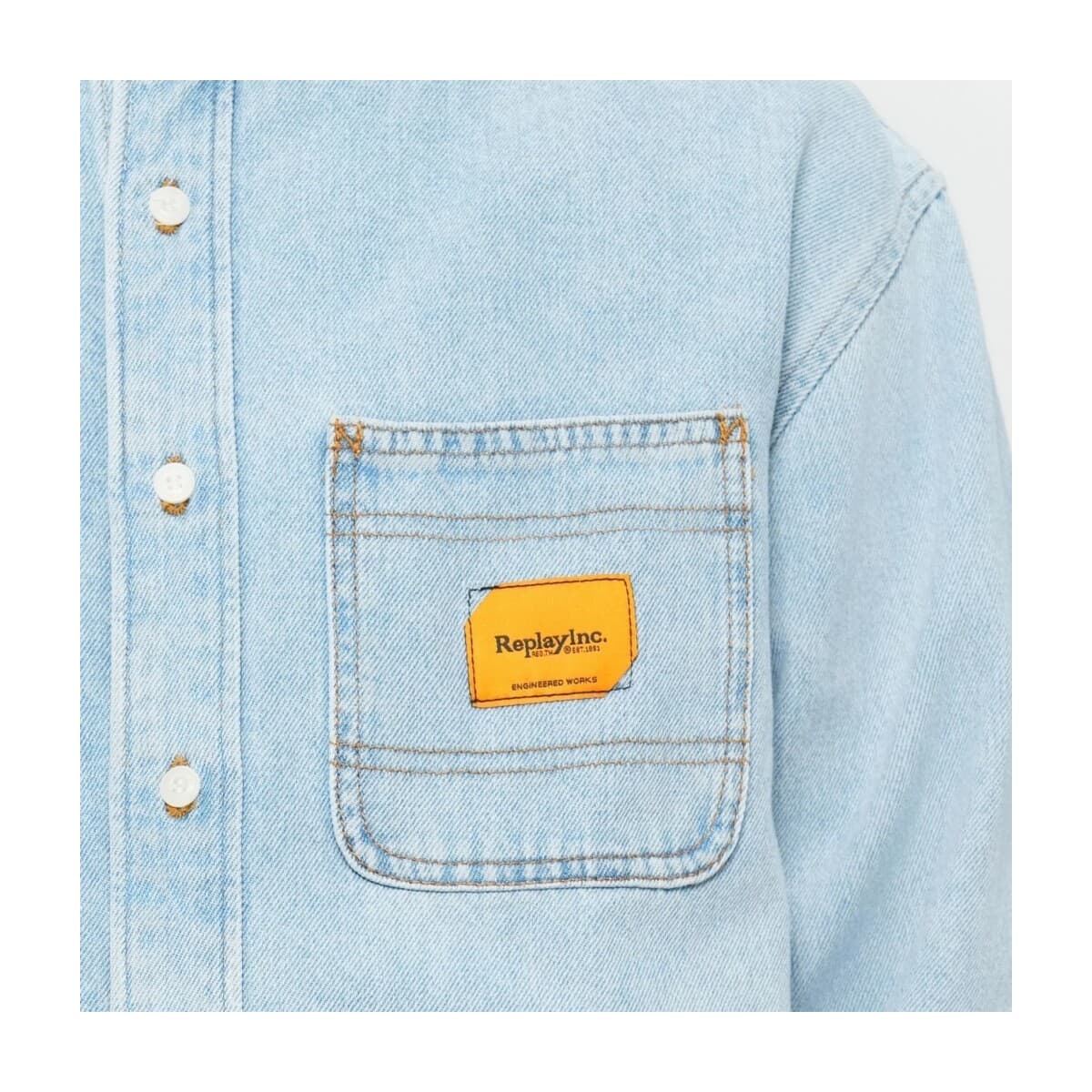 Men's Shirts Replay Blue